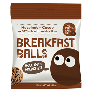 The protein ball co Breakfast lískové ořechy + kakao 45 g